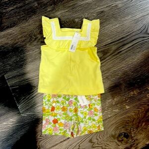 Janie and Jack Top and Shorts
